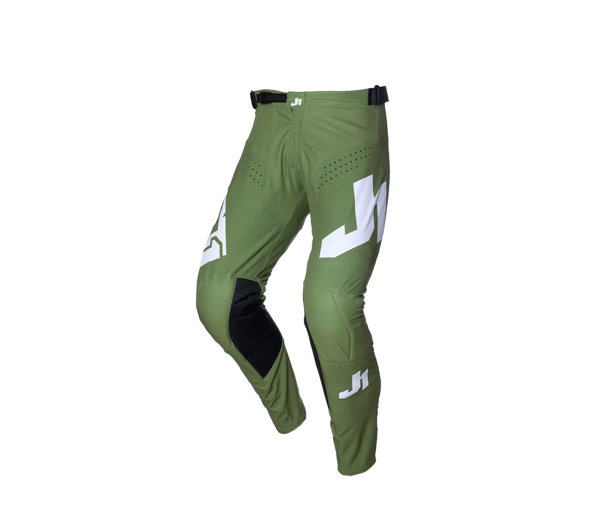 JUST1 PANTS J-ESSENTIAL ARMY BLACK WHITE