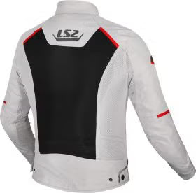 LS2 Breeze Man Jacket - Grey/Black/Red