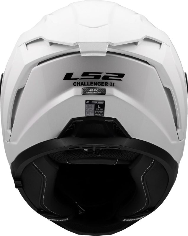 LS2 FF817 Challenger II Helmet Solid White