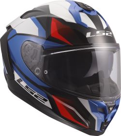 LS2 FF817 Challenger II Viper Helmet white/blue/red