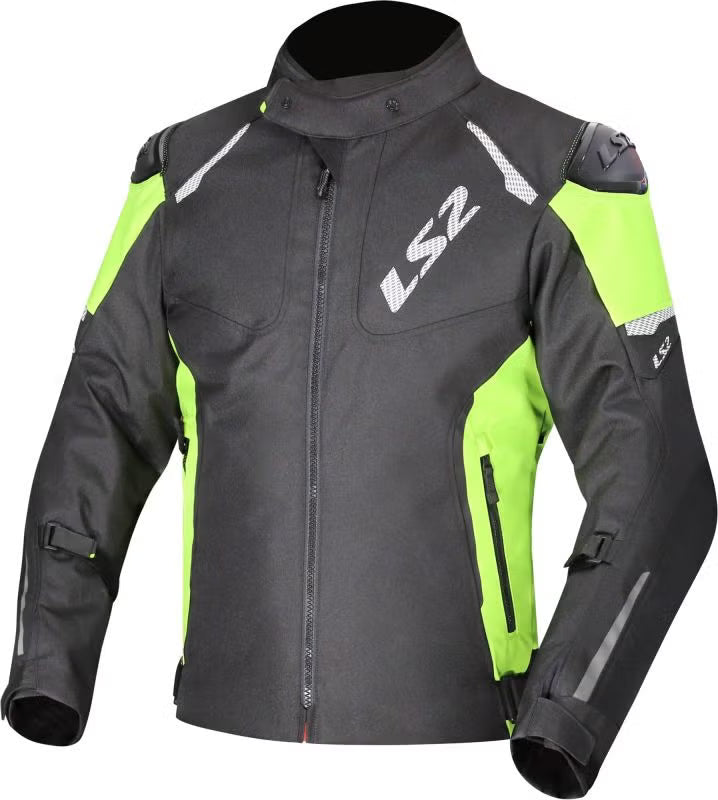 LS2 Zoom Man Jacket - Black/Yellow