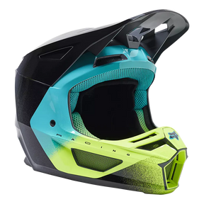 Fox V2 Rkane Helmet Gray/Yellow