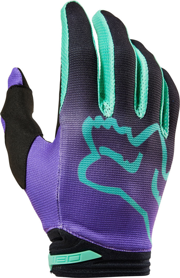 Fox Racing 180 Toxsyk - Guanti Unisex Adulto Per Bici E Moto - Palmo In Clarino Touchscreen - Neri