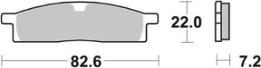 Brake Pads SBS 589SI FA119