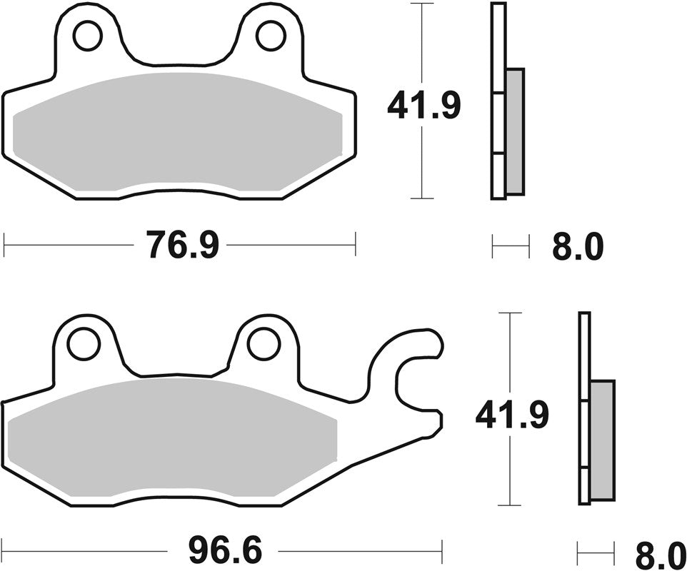 Brake Pads FA165 SBS 638HS