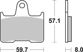 Brake Pads FA254 SBS 715LS