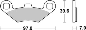 Brake Pads FA650 SBS 716ATS