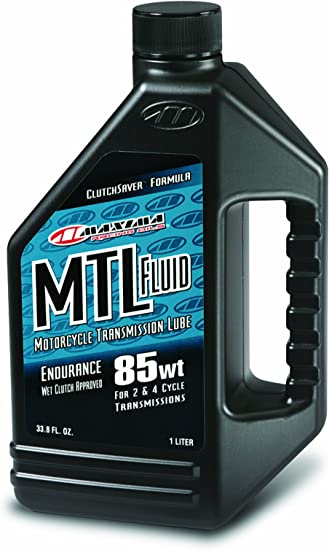 Maxima 40901 MTL-E 85WT Motorcycle Transmission/Clutch Fluid - 1 Liter Bottle