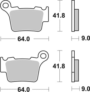 Brake Pads FA368 SBS 791 SI