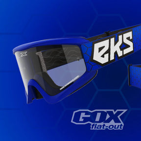 EKS Brand® 067-60460 - Flat Out Series Goggles (Royal Blue)