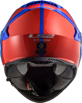 LS2 FF800 SLANT HELMET GLOSS BLU/RED