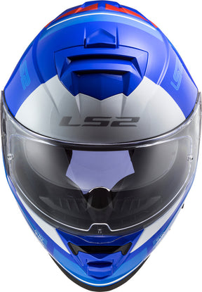 LS2 FF800 SLANT HELMET GLOSS BLU/RED