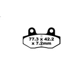 Brake Pad FA86 PREMIER P027