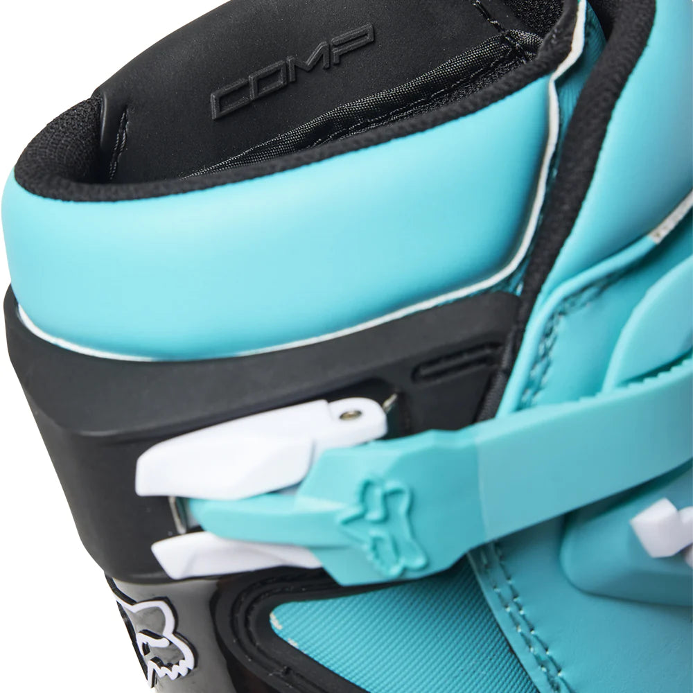 FOX YOUTH COMP BOOTS [TEAL]