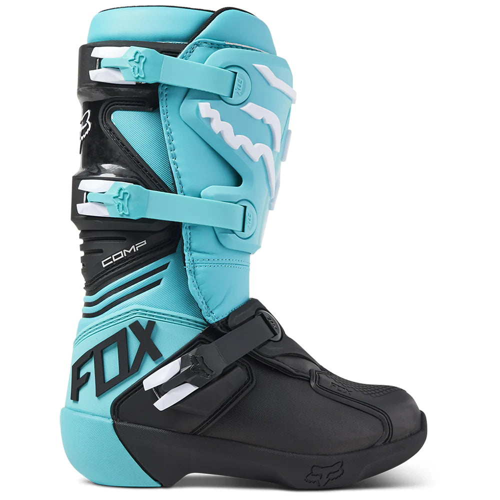FOX YOUTH COMP BOOTS [TEAL]