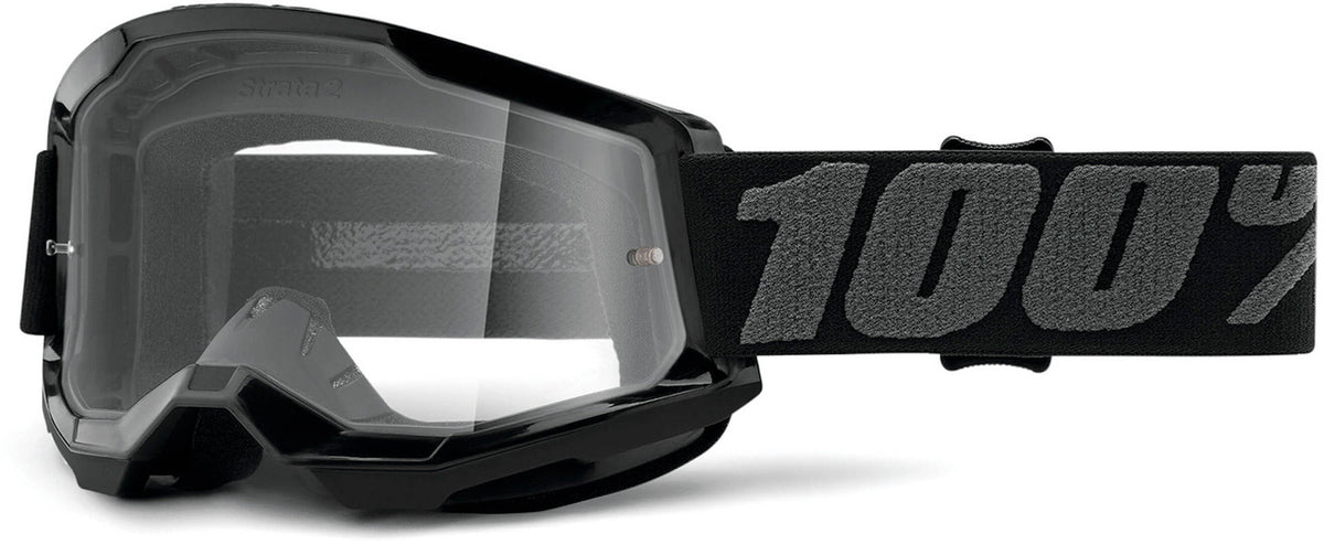 100% Strata 2 Junior Clear Motocross Goggles